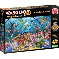 JUMBO SPIELE 1110100020 Puzzle 1000 Teile Wasgij Original 43 Wie ein Fisch im Wasser