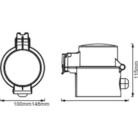 LEDVANCE Funksteckdose Weiß 1 St.