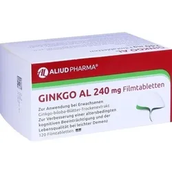 GINKGO AL 240 mg Filmtabletten 120 St