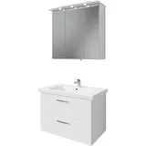 Saphir 82 cm weiß mit Radio