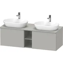 Duravit D-Neo Konsolenwaschtischunterbau wandhängend Betongrau Matt 1400x550x459 mm - DE4950B7007000 DE4950B70070000