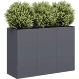 vidaXL Pflanzkübel 120 x 40 x 80 cm Anthrazit