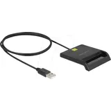 DeLock 91724 - Chipkartenleser, USB-A, schwarz