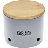 Magu Knoblauchtopf & Zwiebeltopf CERA-Design Silver hellgrau