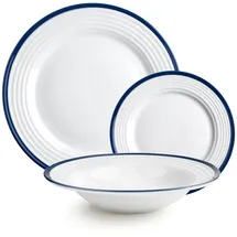 Ibili Provence Tafelservice 12-tlg. weiß/blau