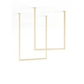 metallbude Handtuchhalter 2er-Set Tensi Stahl Cashew