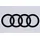 Audi Ringe Schwarz Heckklappe Q2 SQ2