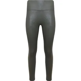 Magic Bodyfashion Leather Look Legging schmal lang Grün M