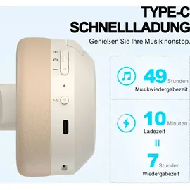 Edifier W820NB Plus, ANC (Elfenbein)