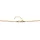 Adelia's Kordelkette Unisex Edelstahl Gold 55 cm