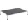 Vevor Hundebett L 100 x 65 cm grau
