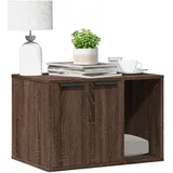 vidaXL Katzenklo Eichen-Optik 60x40x40 cm Holzwerkstoff