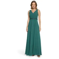 Vera Mont Abendkleid Plissee Dunkelgrün 44