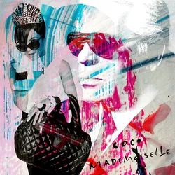 Acrylglasbild Fashion Icons