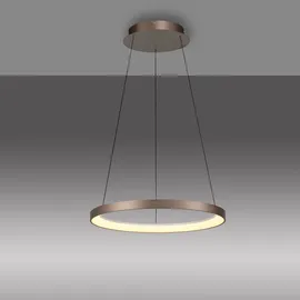 Paul Neuhaus Pendelleuchte Hoop, braun Ø rost, für Wohn- / Esszimmer, Metall, Modern - 57 cm - 57 cm - 180 cm