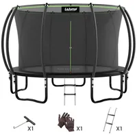 LeJump Gartentrampolin LeJump 305/366 cm Outdoor Trampolin für Kinder und Erwachsene, Ø 366 cm 366 cm