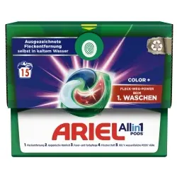 Ariel All in 1 PODS Colorwaschmittel 8006540905845 , 1 Packung = 15 Pods à 20,4 g