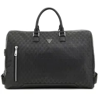 GUESS Men Torino Duffle W VTL Zip Bag, Schwarz