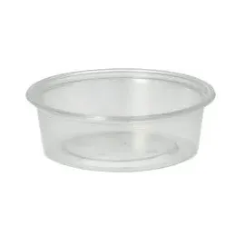 Papstar Dressingbecher rund 100 ml 50 St. Transparent