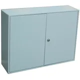E/D/E Schlüsselschrank 600 H. 2-türig 55 x 73 x 20,5 cm Grau