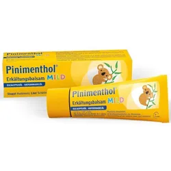 Pinimenthol Erkältungsbalsam mild ab 2 Jahren - mit Eucalyptus- und Kiefernnadelöl 20 g Salbe