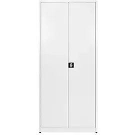 Mauser Stahlschrank entero BF4/22 STG 9010/9010 reinweiß 95,0 x 42,0 x 220,0 cm, aufgebaut