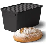 Novaliv Brotbox mit Deckel 1-tlg. schwarz