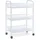 Zeller Rollwagen Mesh 62,5 cm x 26 cm x 44 cm Weiß