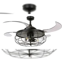Beacon Lighting Industri 122 cm Deckenventilator schwarz