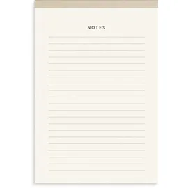 Burde Publishing AB Burde Notizblock Textil beige A5