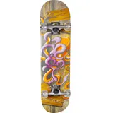 NEW SPORTS Skateboard Octopus Gelb