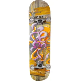 NEW SPORTS Skateboard Octopus Gelb