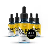 VITAMIN D3+K2 TROPFEN 10ml 4+1 Gratis