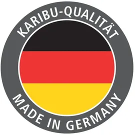 Karibu Saunahaus Fasssauna 3 - 38 mm Ohne Ofen