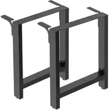 Wiltec Tischbeine 2er Set 60 x 72 cm