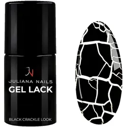 Juliana Nails Gel Lack Black Crackle Look Black Crackle Look 6ml