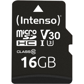 Intenso microSD UHS-I Professional + SD-Adapter 16 GB