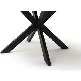 MCA Furniture MCA Winnipeg Ausziehtisch Keramik Ø 120/160x76 cm - mind. 14 Tage Rückgaberecht - Grau