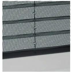Plissee-Moskitonetz im universellen reduzierbaren Kit Melodie für vertikales Fenster 135x160 Bronze
