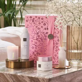 RITUALS The Ritual of Sakura Geschenkset Gift Set L Duschschaum 200 ml + Body Cream 200 ml + Mini-Duftstäbchen 70 ml + Duftkerze 140 g