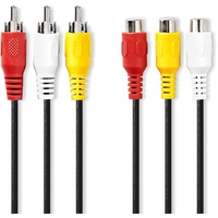 Nedis Composite Video-Kabel 3X Cinch-Stecker - 3X Cinch-Buchse