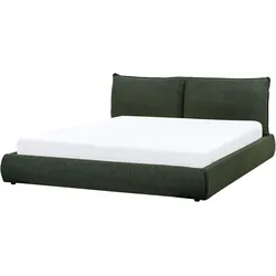Wasserbett Stoff VINAY 180 x 200 cm Dunkelgrün