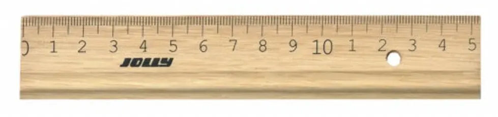 JOLLY Holzlineal 15cm