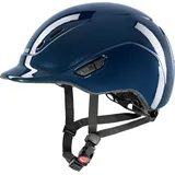 uvex kidoxx - Leichter Kinder-Reithelm - individuelle Größenanpassung - optimale Belüftung - Navy Shiny 3XS-XS
