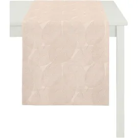 APELT 3002 48X140 60 Tischläufer, Polyester, Kupfer/Creme