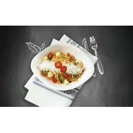 Villeroy & Boch Pastaschale Vapiano 2tlg. Porzellan Weiß