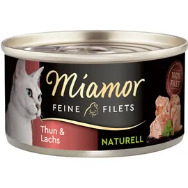 Miamor Feine Filets Naturell Thun & Lachs 24 x 80 g