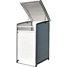 Melko Mülltonnenbox Einzelbox 73 x 85 x 127 cm grau