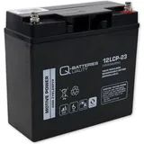 Quality Batteries Q-Batteries 12LCP-23 / 12V 23Ah Blei Akku Zyklentyp AGM Deep Cycle VRLA Schraubanschluss M5