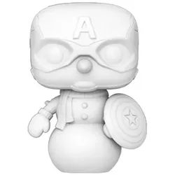 Funko - POP! - Marvel Comics - Captain America Holiday DIY Vinyl
